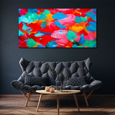 Colorful swirl of abstraction Canvas wall art