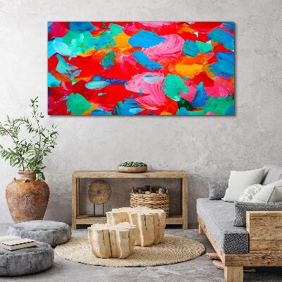Colorful swirl of abstraction Canvas wall art