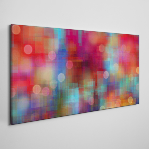 Colorful commotion Print on canvas