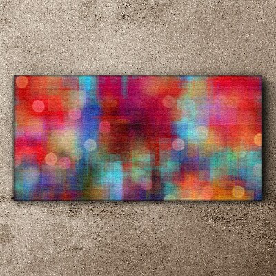 Colorful commotion Print on canvas
