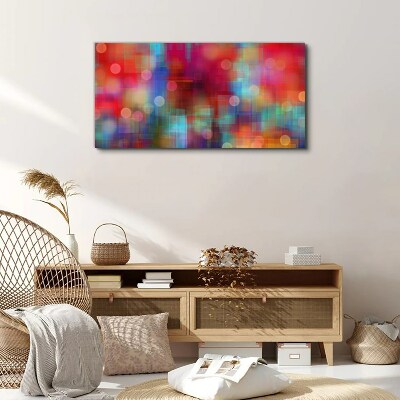 Colorful commotion Print on canvas