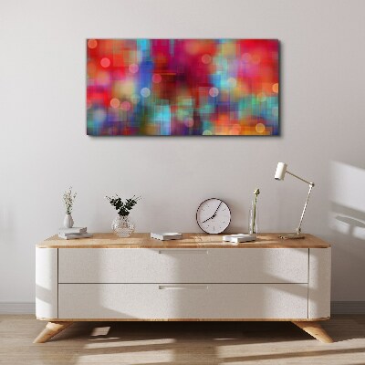 Colorful commotion Print on canvas