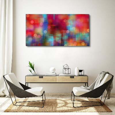 Colorful commotion Print on canvas