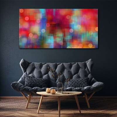 Colorful commotion Print on canvas