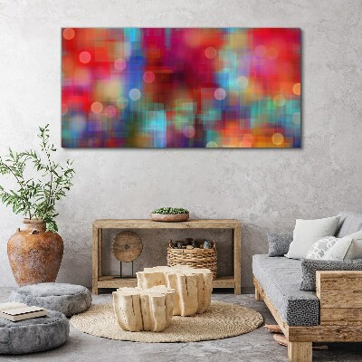 Colorful commotion Print on canvas