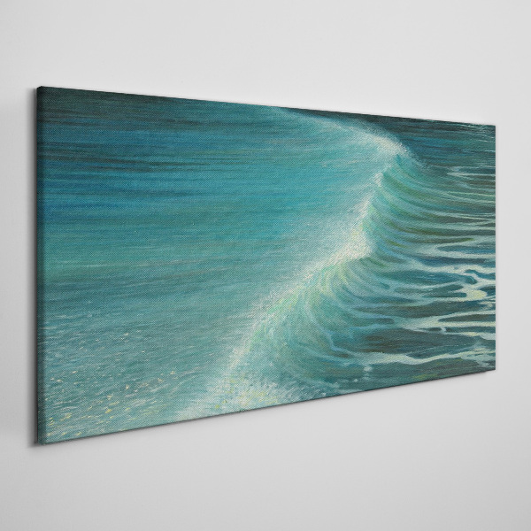 Calm ocean waves Canvas wall art