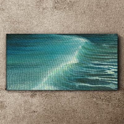 Calm ocean waves Canvas wall art