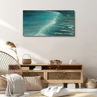 Calm ocean waves Canvas wall art