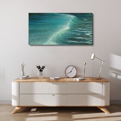 Calm ocean waves Canvas wall art