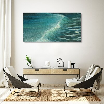 Calm ocean waves Canvas wall art
