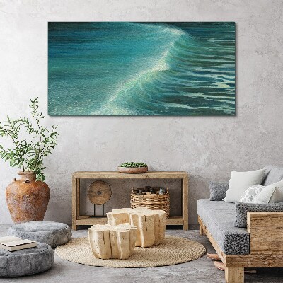 Calm ocean waves Canvas wall art