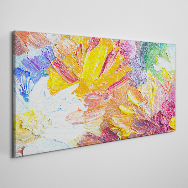 Colorful bouquet of flowers Canvas wall art