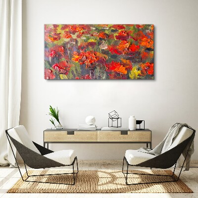 Floral explosion of colors Canvas wall art