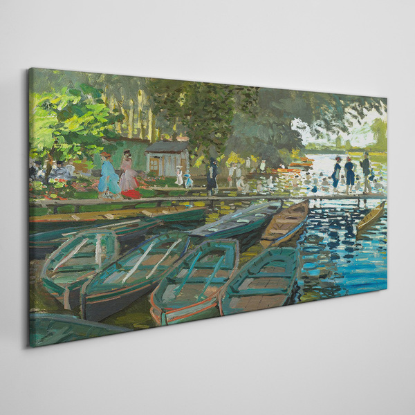 La Grenouillere Monet Canvas wall art