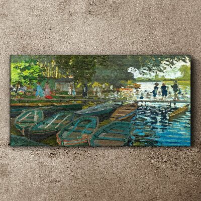 La Grenouillere Monet Canvas wall art