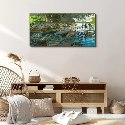 La Grenouillere Monet Canvas wall art