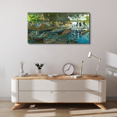 La Grenouillere Monet Canvas wall art
