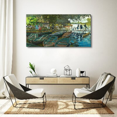 La Grenouillere Monet Canvas wall art