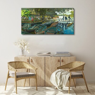 La Grenouillere Monet Canvas wall art