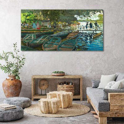 La Grenouillere Monet Canvas wall art
