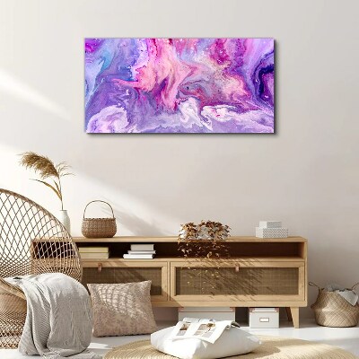 Waves of pink dreams Canvas wall art