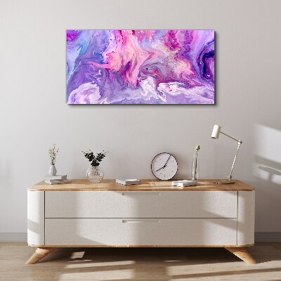 Waves of pink dreams Canvas wall art