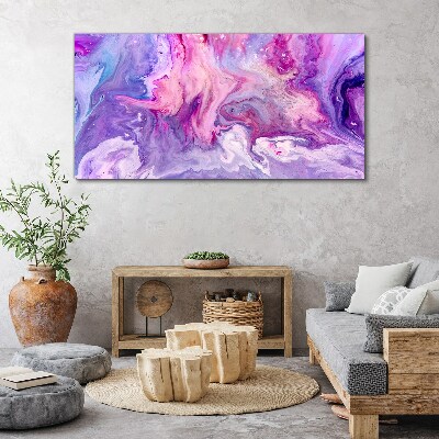 Waves of pink dreams Canvas wall art