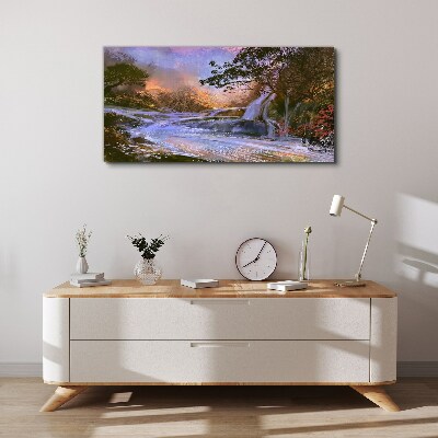 Painting nature Canvas print