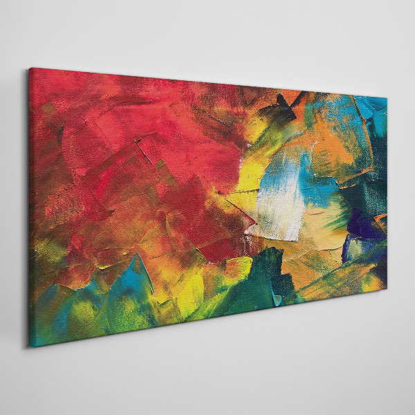 Colorful Chaos Print on canvas
