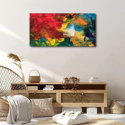 Colorful Chaos Print on canvas