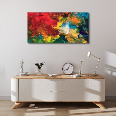 Colorful Chaos Print on canvas