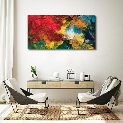 Colorful Chaos Print on canvas