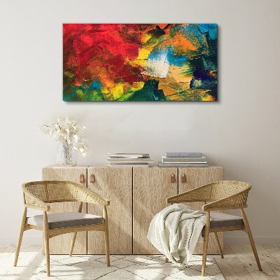 Colorful Chaos Print on canvas