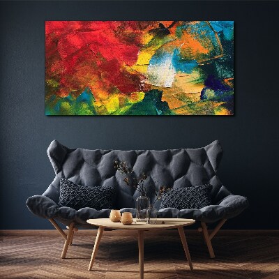 Colorful Chaos Print on canvas