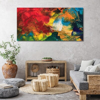 Colorful Chaos Print on canvas