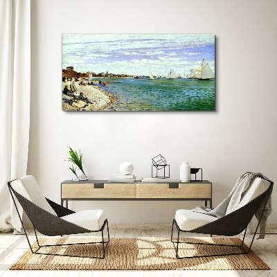 Adresse monet regatta Canvas print