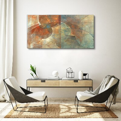 Abstract composition of colors Print on canvas