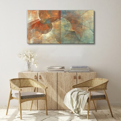 Abstract composition of colors Print on canvas