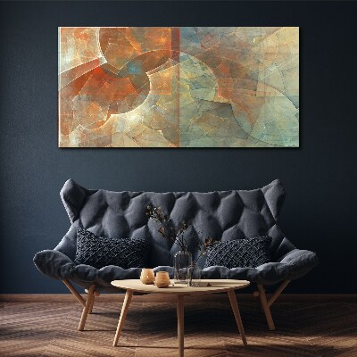 Abstract composition of colors Print on canvas