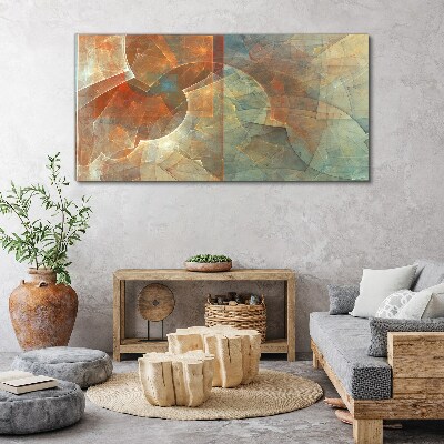 Abstract composition of colors Print on canvas