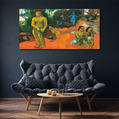 Te Pape Nave Nave Paul Gauguin Canvas wall art