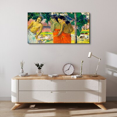 Women nature gauguin Canvas print