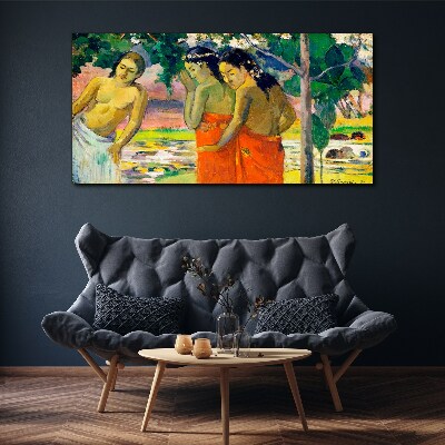 Women nature gauguin Canvas print
