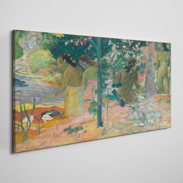 Women by the water Print on canvas