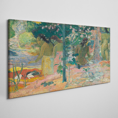 Women by the water Print on canvas