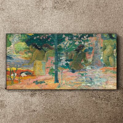 Women by the water Print on canvas