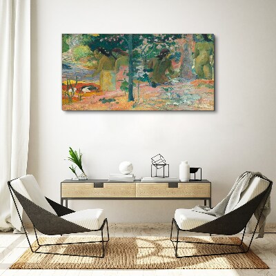 Women by the water Print on canvas