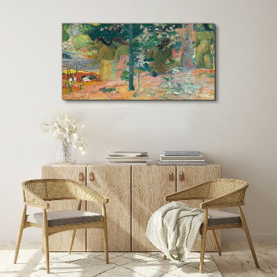 Women by the water Print on canvas
