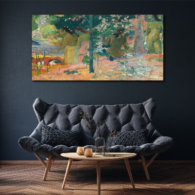 Women by the water Print on canvas