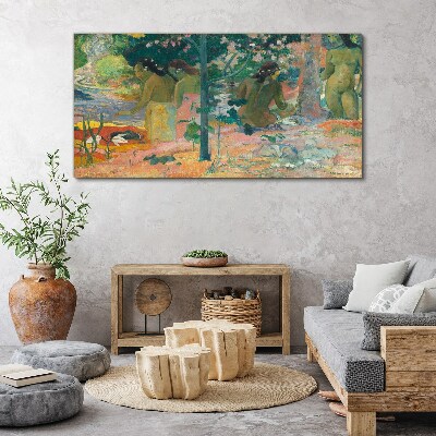 Women by the water Print on canvas